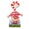Disney - Cheshire Cat Candy Cane Cheer Figurine -Best Children Toys disney traditions disney cheshire cat candy cane c