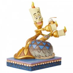 Lumiere And Feather Duster - Romance By Candlelight -Best Children Toys disney traditions disney lumiere and feather duste 2