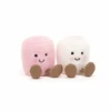 Jellycat - Amuseable Pink & White Marshmallows -Best Children Toys jellycat amuseable jellycat amuseable pink white m
