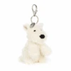 Jellycat - Munro Scottie Dog Bag Charm -Best Children Toys jellycat bag charms jellycat munro scottie dog bag