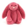 Jellycat - Bashful Cerise Bunny - Medium -Best Children Toys jellycat bashful jellycat bashful cerise bunny med