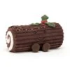 Jellycat - Amuseable Yule Log -Best Children Toys jellycat festive jellycat amuseable yule log