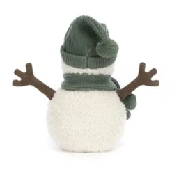 Jellycat - Maddy Snowman Small - Green -Best Children Toys jellycat festive jellycat maddy snowman small gree 2