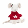 Jellycat - Merry Mouse Jumper 1 Jellycat - Merry Mouse Jumper -Best Children Toys jellycat festive jellycat merry mouse jumper