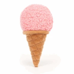 Jellycat - Irresistible Strawberry Ice Cream -Best Children Toys jellycat fresh foodie jellycat irresistible strawb 2