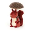 Jellycat - Fungi Forager Squirrel -Best Children Toys jellycat little legs jellycat fungi forager squirr