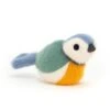 Jellycat - Birding Blue Tit -Best Children Toys jellycat pocket pals jellycat birdling blue tit