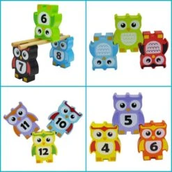 Wooden Stacking Owl Game -Best Children Toys jumini wooden stacking owl game 6