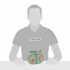 Peppa Pig - Bamboo Snack Box With Cutlery Set -Best Children Toys peppa pig peppa pig bamboo snack box with cutlery 7