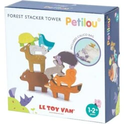 Forest Stacker Tower & Bag -Best Children Toys petilou forest stacking animal tower bag 6
